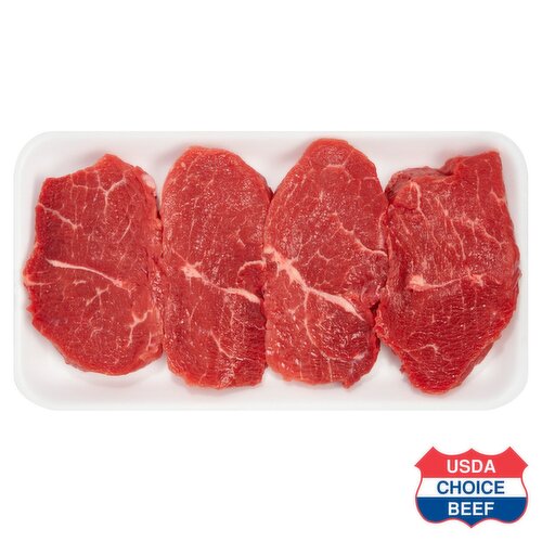 USDA Choice Beef Chuck Mock Tender Steaks, Boneless, Average Weight 1.25 lb Pack