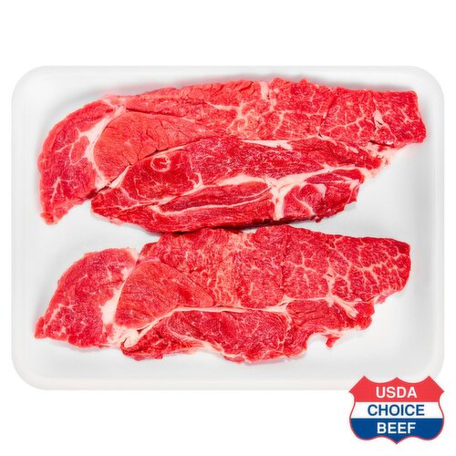 USDA Choice Beef, Boneless Chuck Steak, Family Pack