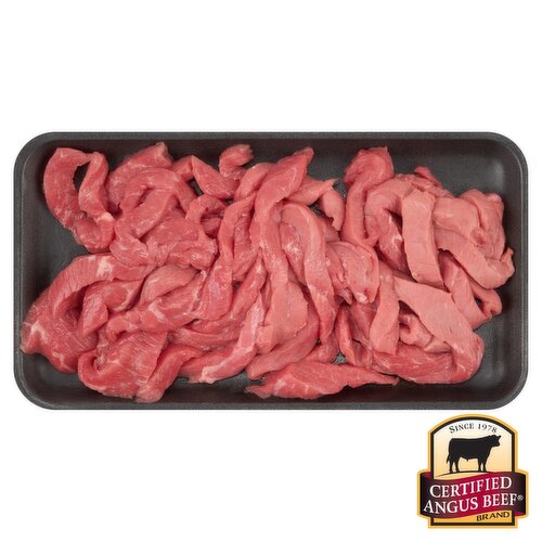 Certified Angus Beef Round Fajita Meat, Boneless, Average Weight 1 lb Pack