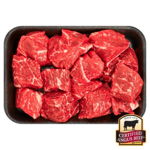 Certifed Angus Beef Chuck Soup Meat, Boneless, Average Weight 1.25 lb Pack