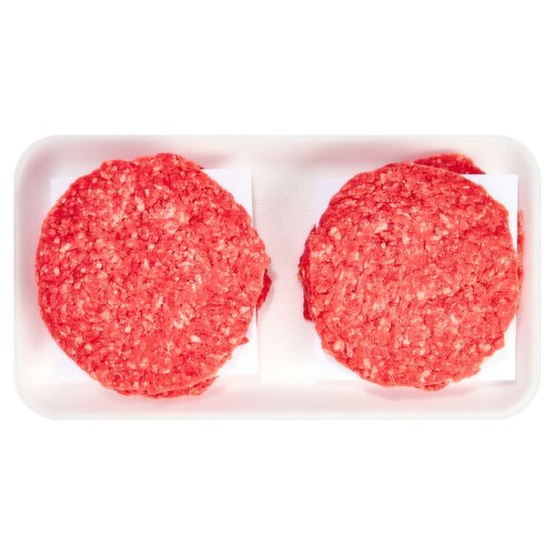 Freshly Ground Beef Patties, 93% Lean / 7% Fat, Average Weight 1.25 lb Pack