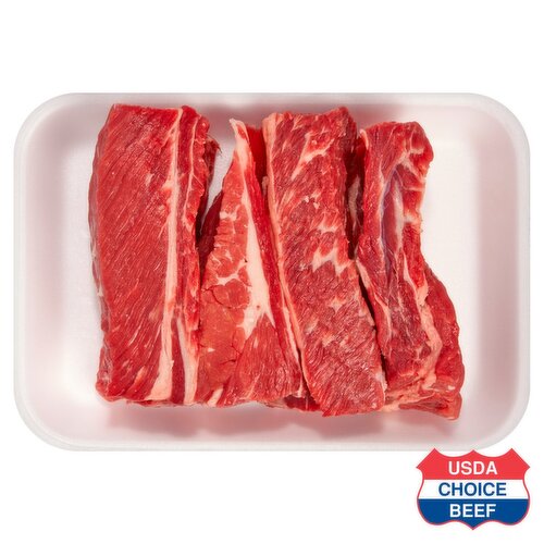 USDA Choice Beef Short Ribs, Boneless, Average Weight 1 lb Pack