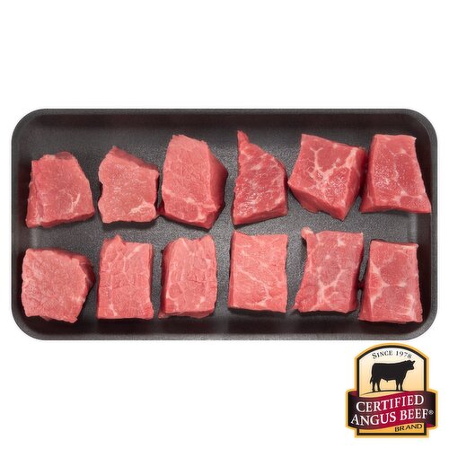 Certifed Angus Beef Round for Kabobs, Boneless, Average Weight 1.25 lb Pack