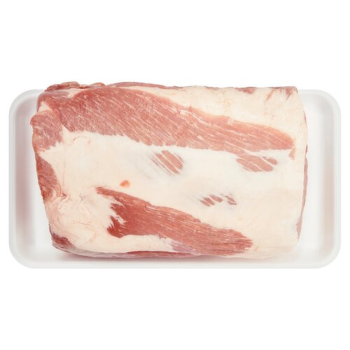 Fresh Pork Loin Rib Side Roast, 10 Inch, Bone In, Average Weight 5 lb Pack