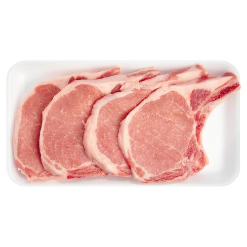 Fresh Bone-In, Pork Chops,Thin Cut