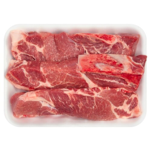 Fresh Southern Style Pork Butt, Bone In, Sliced, Average Weight 1.5 lb Pack