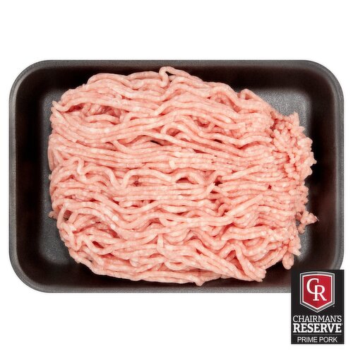 Chairman's Reserve Fresh Ground Pork, Average Weight 1.25 lb Pack