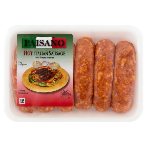 Paisano Hot Italian Sausage