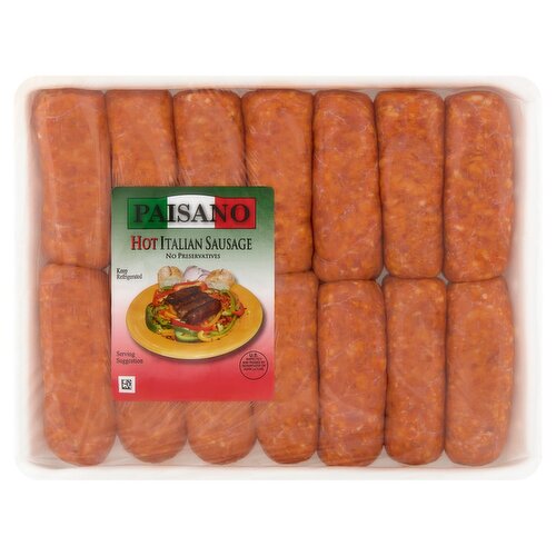 Paisano Hot Italian Sausage