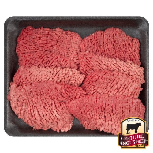 Certified Angus Beef Chuck Cube Steak, Family Pack, Average Weight 3 lb Pack