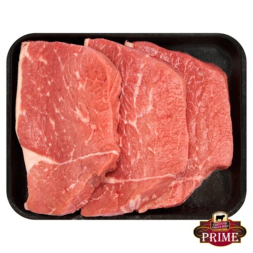 Certifeid Angus Prime Beef Bottom Round Swiss Steaks, Boneless, Average Weight 1.5 lb Pack