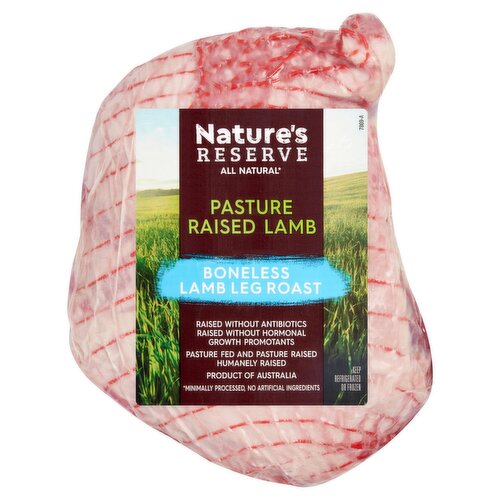 Nature's Reserve Boneless 1/2 Leg of Lamb, 2.8 pound