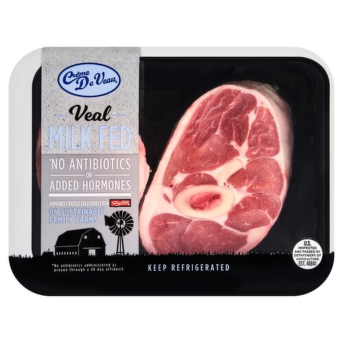 Crème De Veau Veal Osso Bucco, Bone In, Average Weight 1 lb Pack