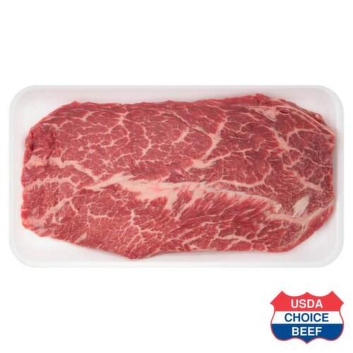USDA Choice Beef Chuck Top Blade Steak, Boneless, Average Weight 1lb Pack