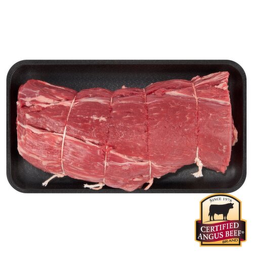 Certified Angus Beef Peeled Tenderloin Butt, Average Weight 3 lb Pack