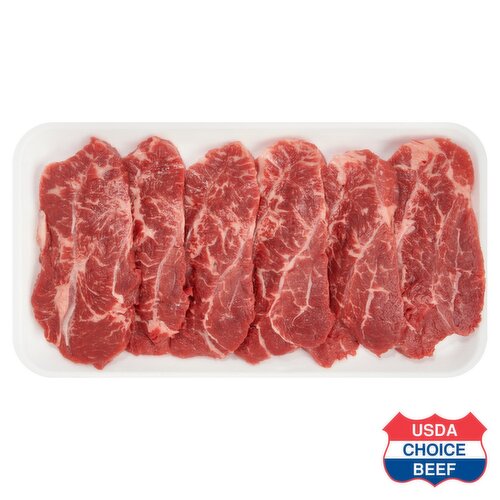 USDA Choice Beef Chuck Top Blade Steaks, Boneless, Average Weight 1.25 lb Pack