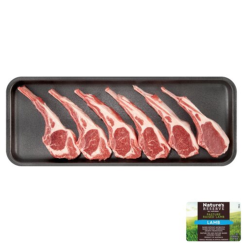 Nature's Reserve Lamb Rib Chops, Australian, Average Weight 1 lb Pack