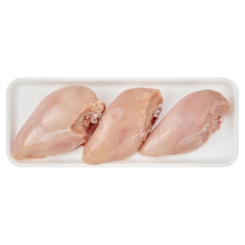 Grade A Split Chicken Breast, Bone In, Skinless, Average Weight 1.5 lb Pack