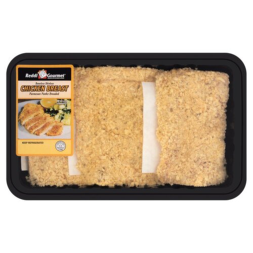 Reddi Gourmet Boneless Skinless Parmesan Panko Breaded Chicken Breast