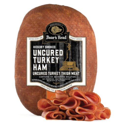 Boar's Head Hickory Smoked Uncured Turkey Ham