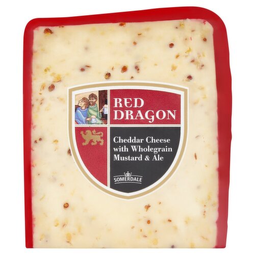 Red Dragon Mustard Seed and Ale Cheddar Cheese