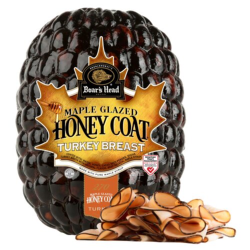 Boar's Head Turkey Collection Maple Glazed Honey Coat Turkey Breast