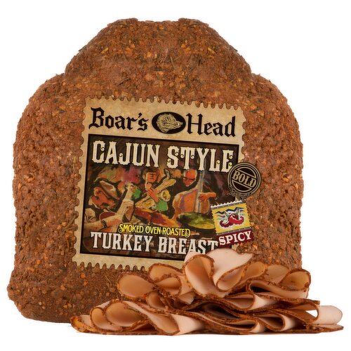 Boar's Head Cajun Style Bold Smoked Oven Roasted Turkey Breast