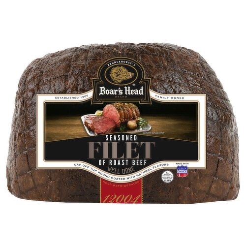 Boar's Head Well Done Seasoned Filet of Roast Beef