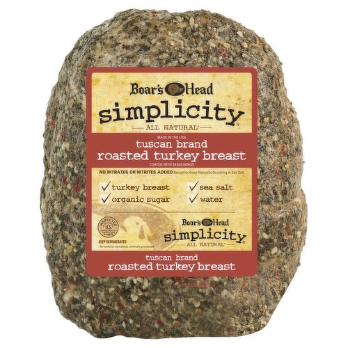 Boar's Head Simplicity Tuscan Brand Roasted Turkey Breast