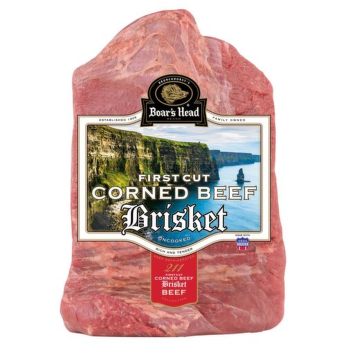 Boar's Head First Cut Uncooked Corned Beef Brisket