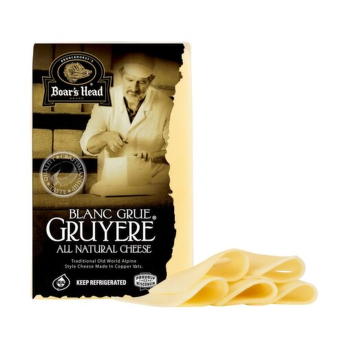 Boar's Head Blanc Grue Gruyere All Natural Cheese