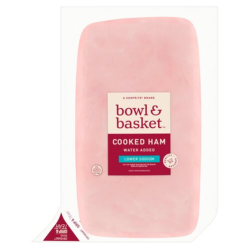 Bowl & Basket Lower Sodium Cooked Ham