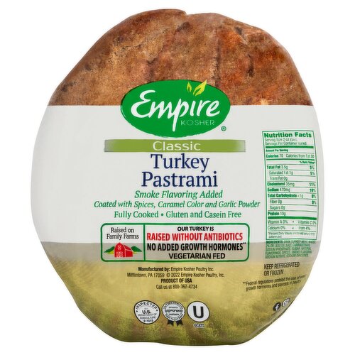 Empire Kosher Turkey Pastrami