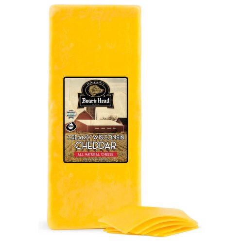Boar's Head Creamy Wisconsin Cheddar All Natural Cheese