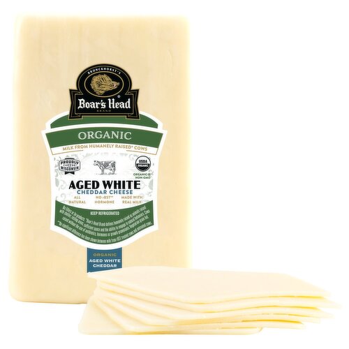 Boar's Head Organic Aged White Cheddar Cheese