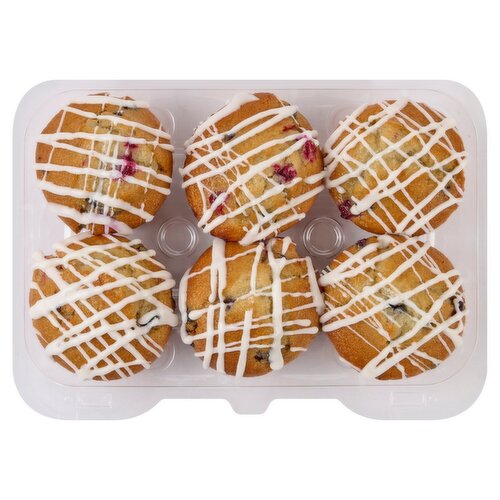 6 Pack Triple Berry Muffins
