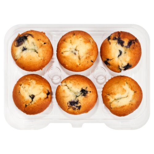 6 Pack Blueberry Muffins