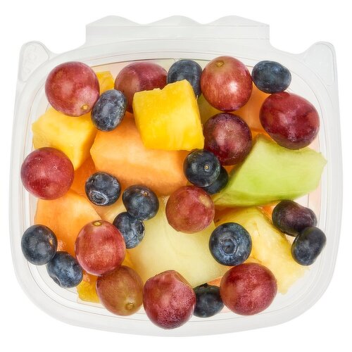 Small Mixed Fruit Chunks (Cantaloupe, Honeydew, Pineapple, Seedless Grapes, and Blueberries), 14 oz