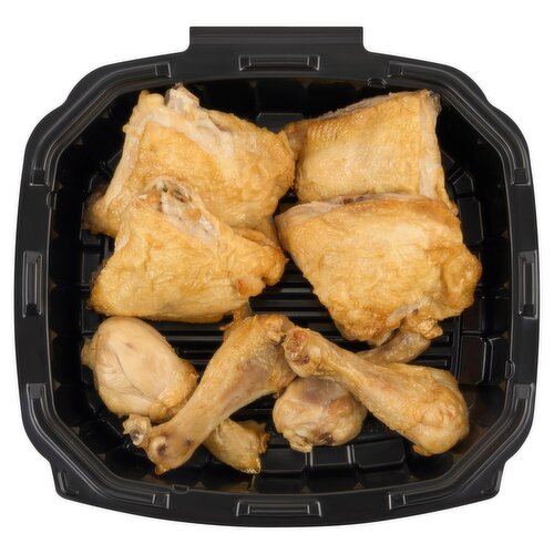 Store Prepared Dark Roasted Chicken, 8 Piece - Sold Hot, 26 oz