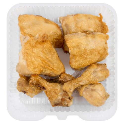 Store Prepared Dark Roasted Chicken, 8 Piece - Sold Cold, 26 oz