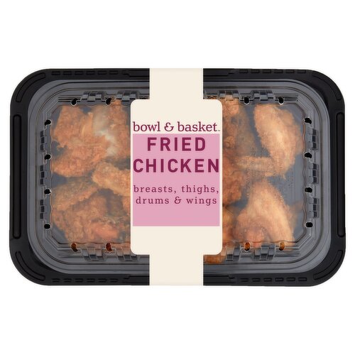 Bowl & Basket Breasts, Thighs, Drums & Wings Fried Chicken