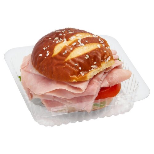 Pretzel Roll Ham