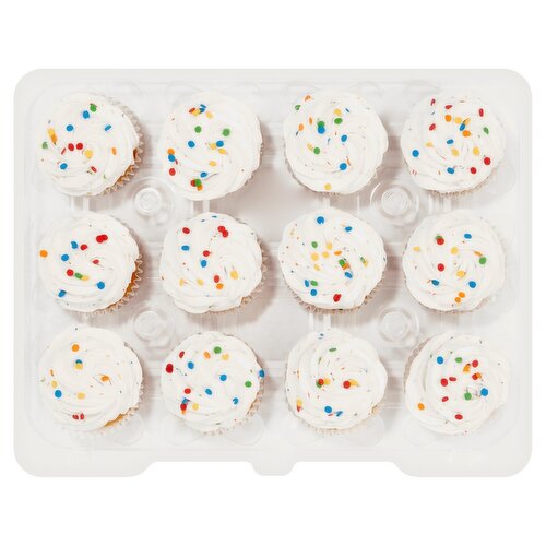 12 Pack Confetti Cupcakes with Funfetti Bettercreme