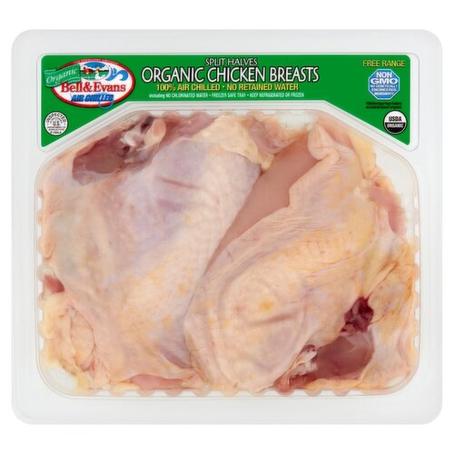 Bell & Evans Split Halves Organic Chicken Breasts