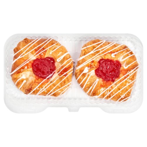 Strawberry Cheese Crown Danish, 2 Pack