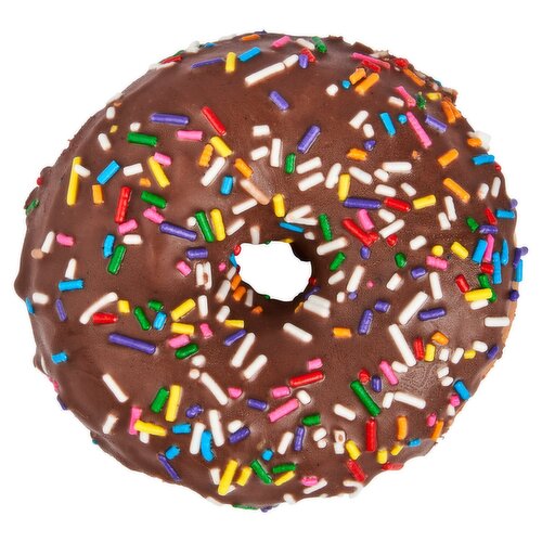 Chocolate Sprinkle Ring Donut