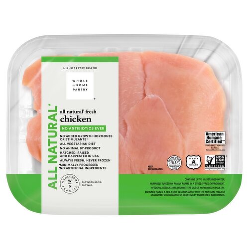 Wholesome Pantry All Natural Fresh Thin Sliced Chicken Breast