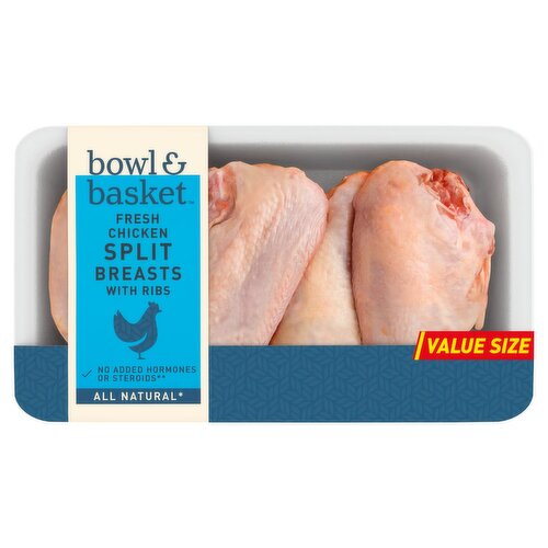 Bowl & Basket Fresh Chicken Split Breasts with Ribs Value Size