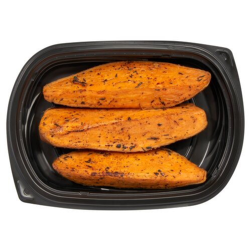 Roasted Sweet Potato Wedges - Sold Cold