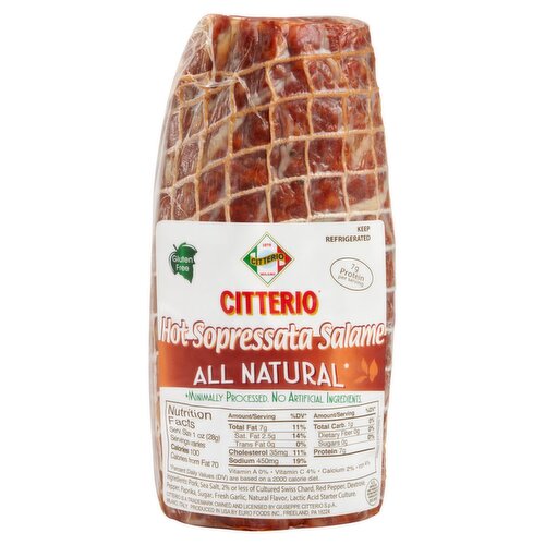 Citterio Hot Sopressata Salame